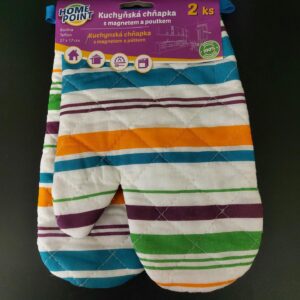 Kuchyňské chňapky s teflonem a magnetem 27x17 cm