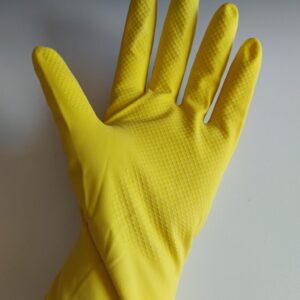 Rukavice latexové M na úklid