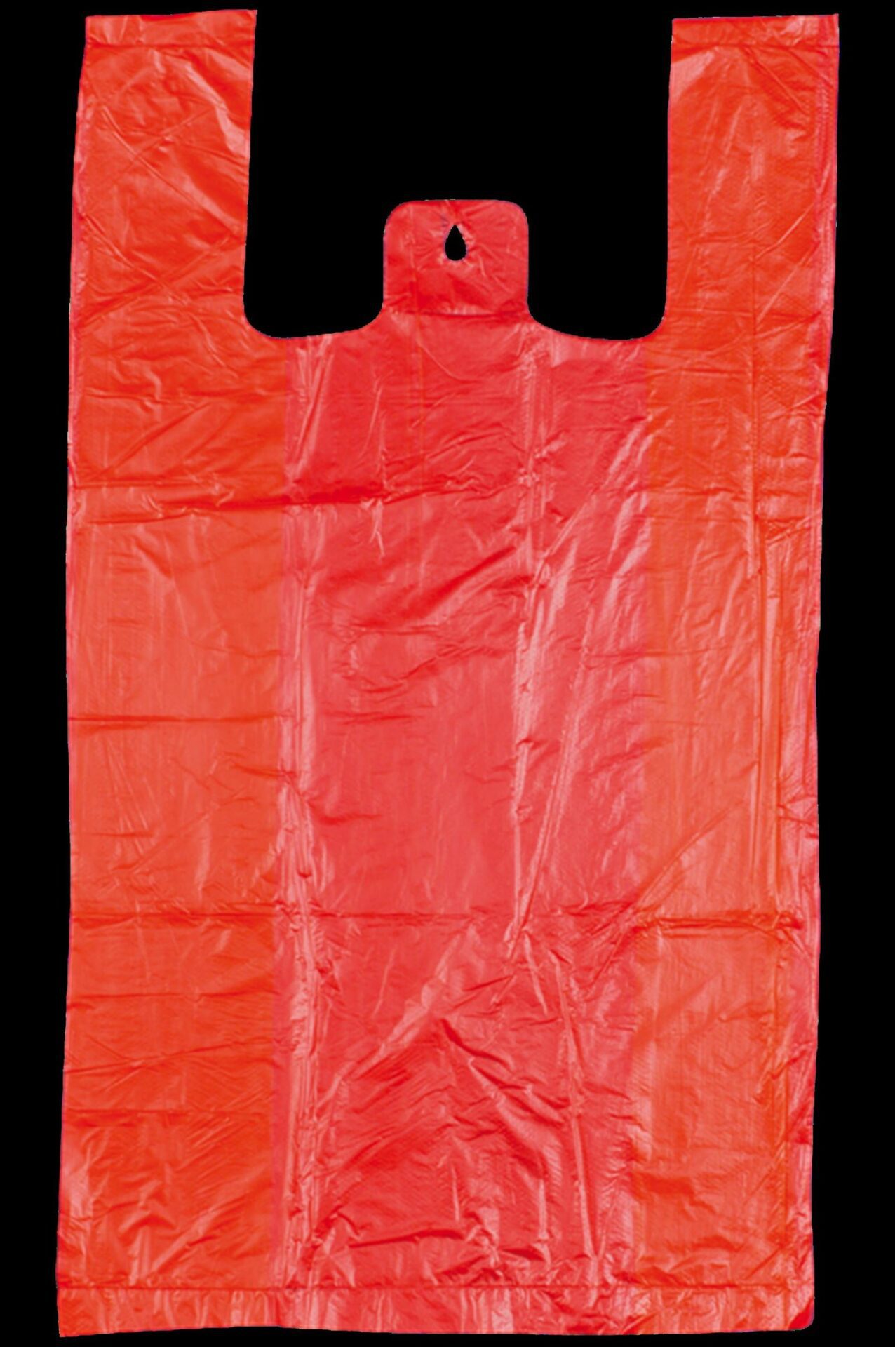 Taška mikroténová HDPE silná 15 kg červená (100 ks)