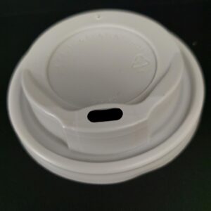 Víčko PS na kelímky CTG bílé, průměr  62 mm (100 ks)