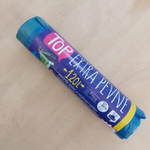 Pytel na odpad EXTRA TOP 120 litrů zatahovací, 70x110 cm (10 ks)