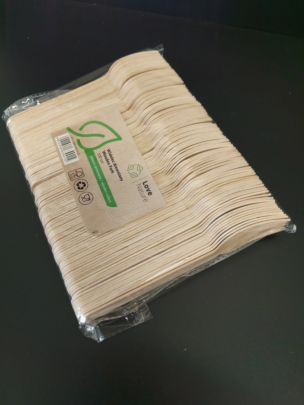 Vidlička dřevěná 16 cm (100 ks) - Obrázek 3