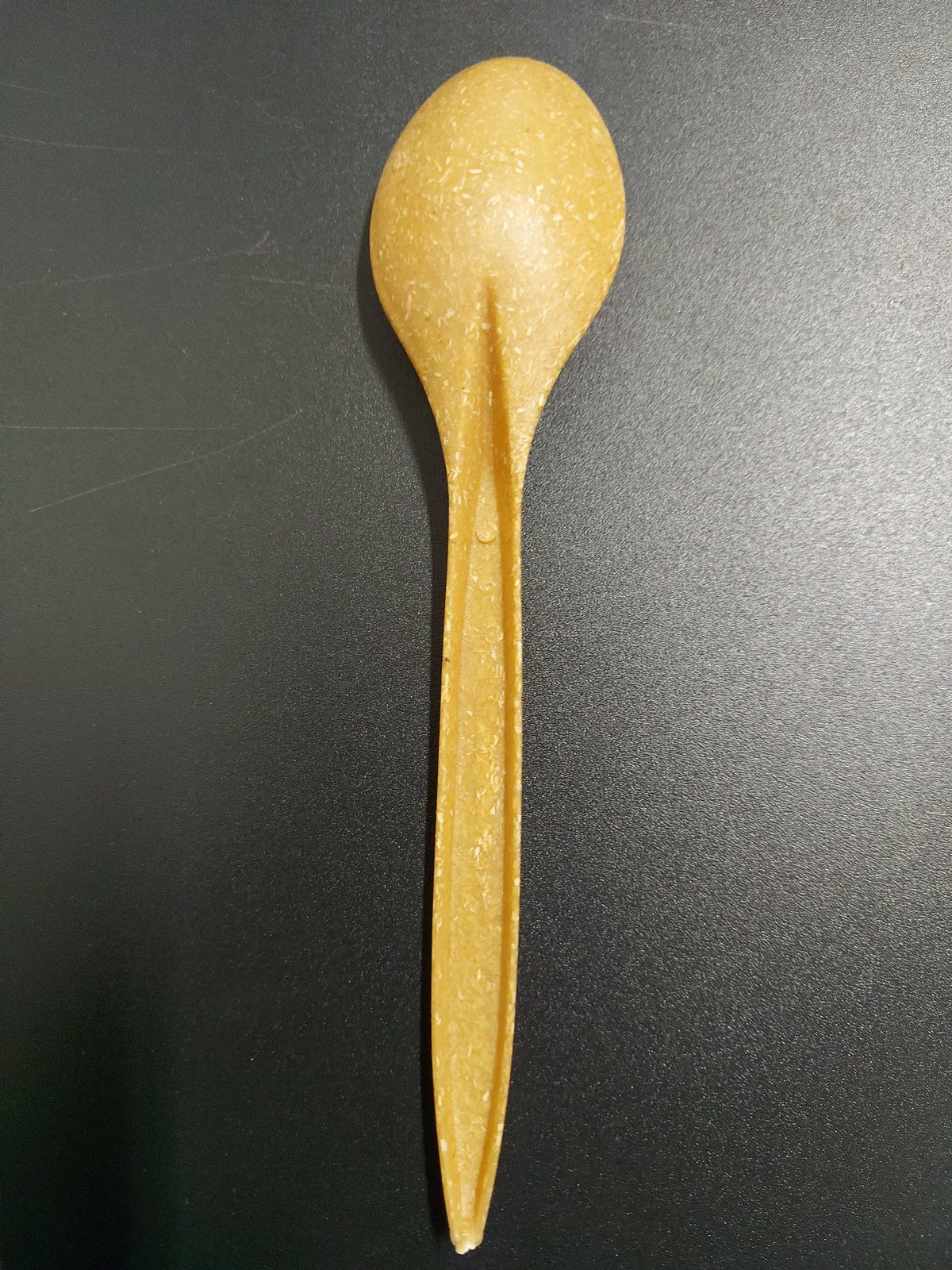 Lžička eko kompozit dřevo/plast WPC 13,5 cm (100 ks) - Obrázek 2