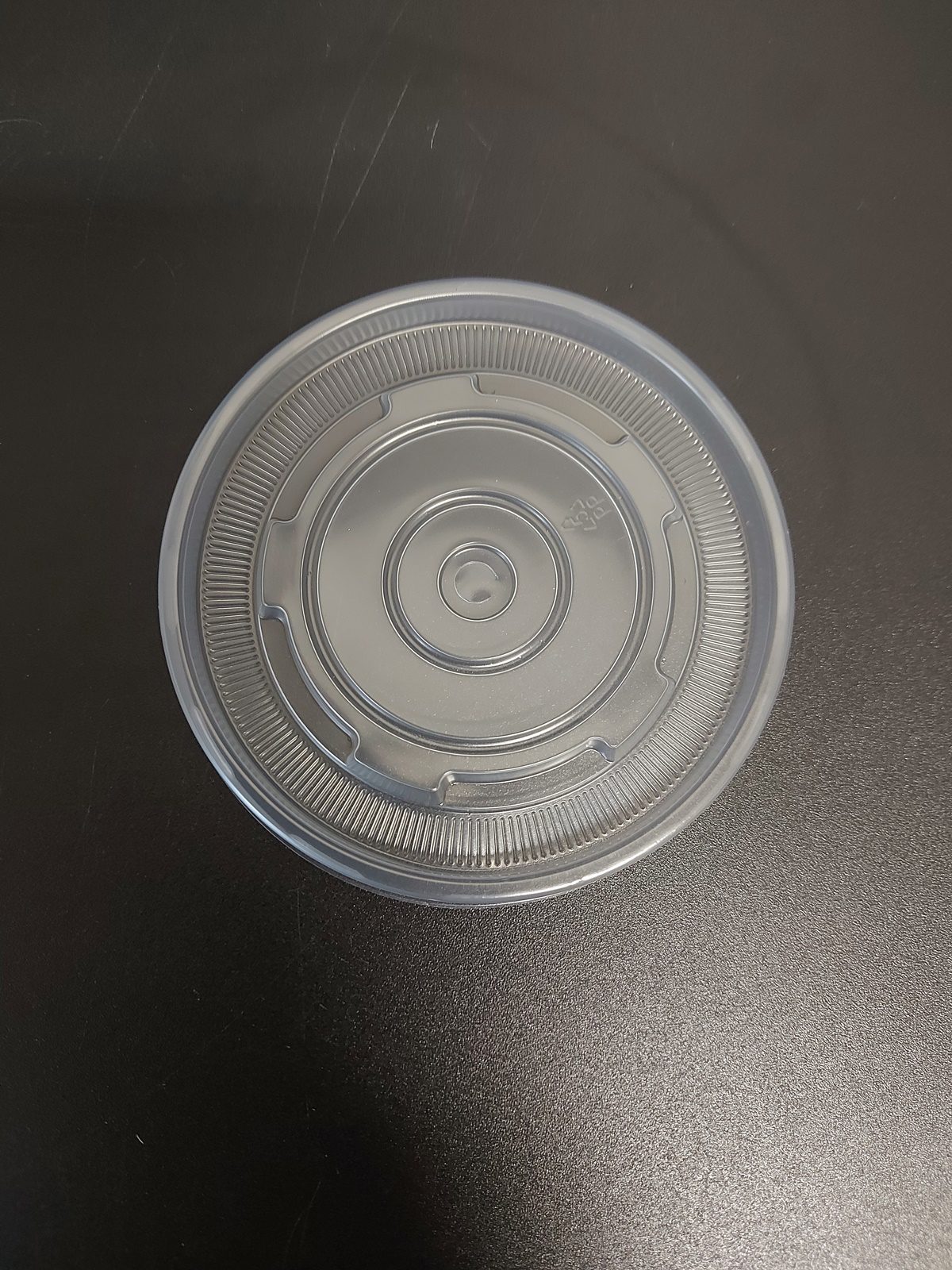 Víčko plastové na polévkovou misku kraft 400 ml, transparentní (50 ks)