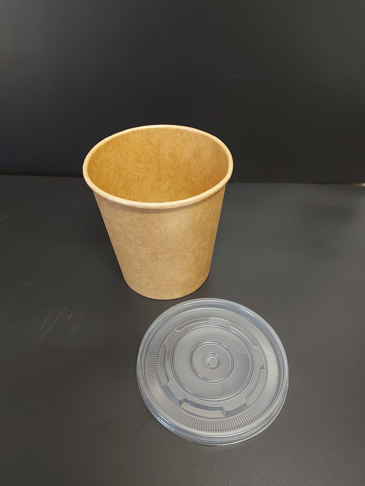 Víčko plastové na polévkovou misku kraft 400 ml, transparentní (50 ks) - Obrázek 2