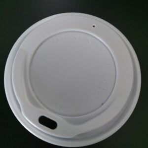 Víčko PS na kelímky CTG bílé, průměr 90 mm (100 ks)