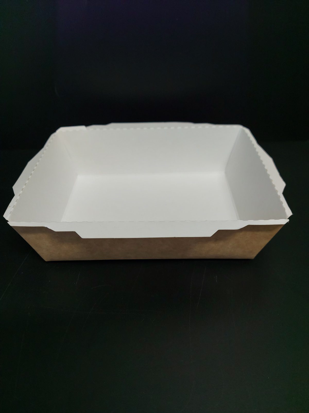 Box na salát Eko KRAFT 450 ml 145x100x55 mm, vč. transparentního víčka (50 ks) - Obrázek 5