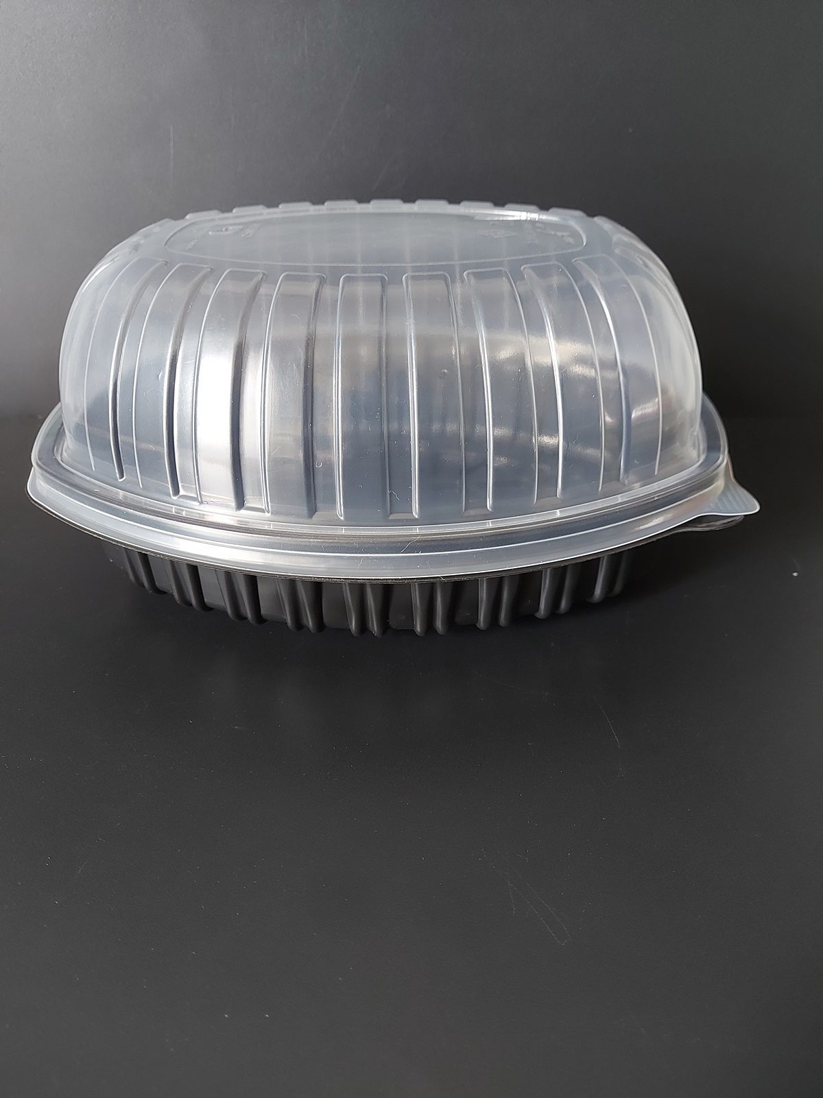 Víčko na 1-dílnou misku na jídlo 1200 ml, vysoké, transparentní (30 ks) - Obrázek 3