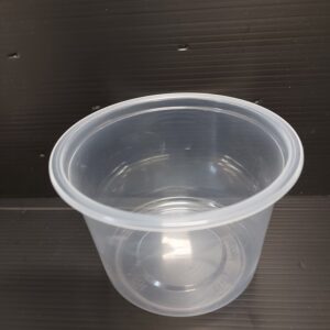 Miska PP na polévku 500 ml transparentní, průměr 115 mm (50 ks)