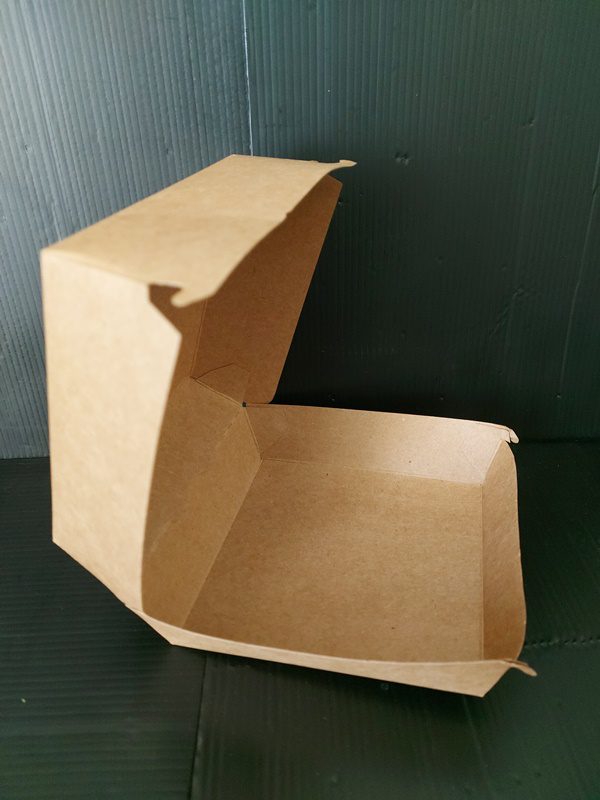 Box/krabička na hamburger KRAFT 140x140x70 mm (50 ks) - Obrázek 4