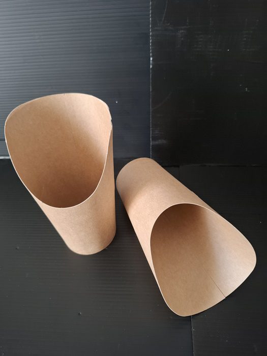 Kornout papírový Eko KRAFT na hranolky 480 ml (50 ks) - Obrázek 2