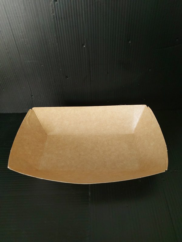 Miska papírová Eko KRAFT na hranolky (160x67)/183x90x40 mm (100 ks)