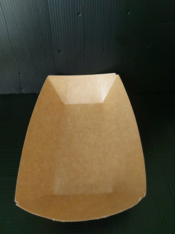 Miska papírová Eko KRAFT na hranolky (160x67)/183x90x40 mm (100 ks) - Obrázek 3