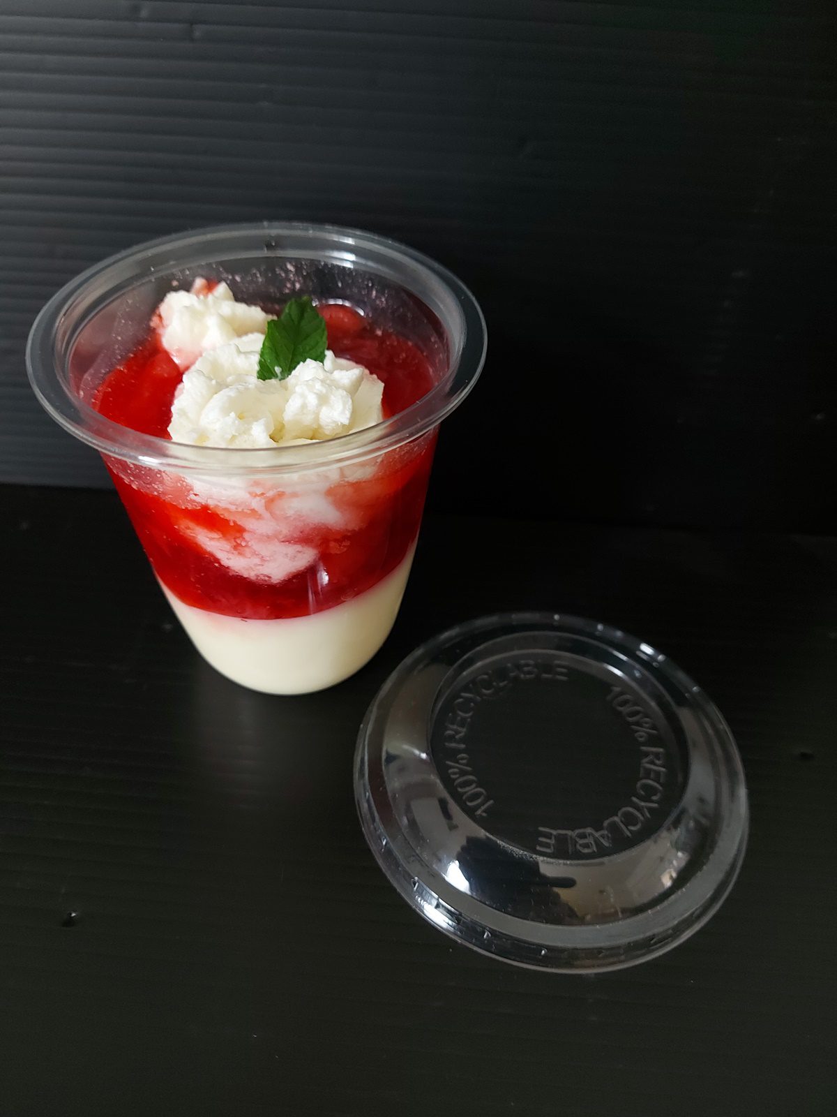 Kelímek plastový na dezert rPET 200 ml, průměr 76 mm, transparentní (50 ks) - Obrázek 4