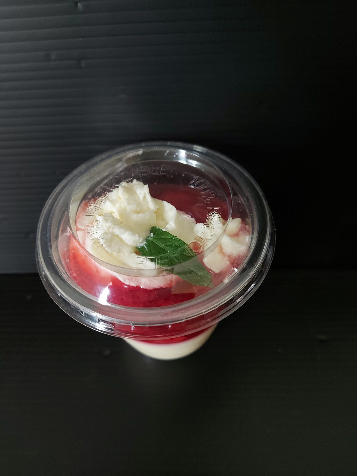 Kelímek plastový na dezert rPET 200 ml, průměr 76 mm, transparentní (50 ks) - Obrázek 2