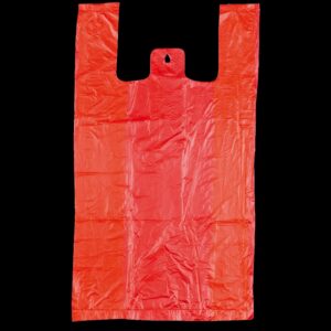 Taška mikroténová HDPE pevná 10 kg červená (200 ks)