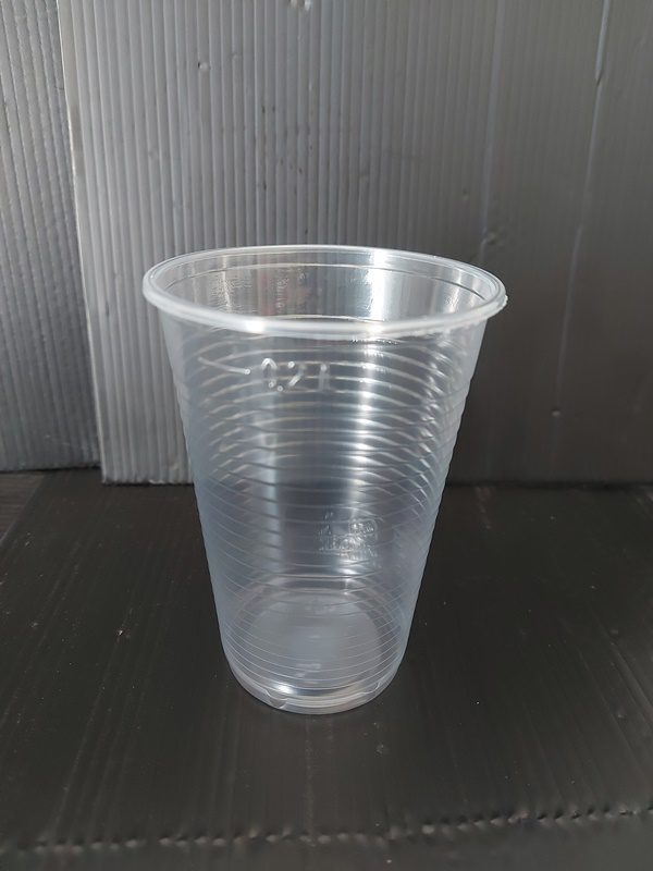 Kelímek plastový PP 0,2 l, transparentní (100 ks)