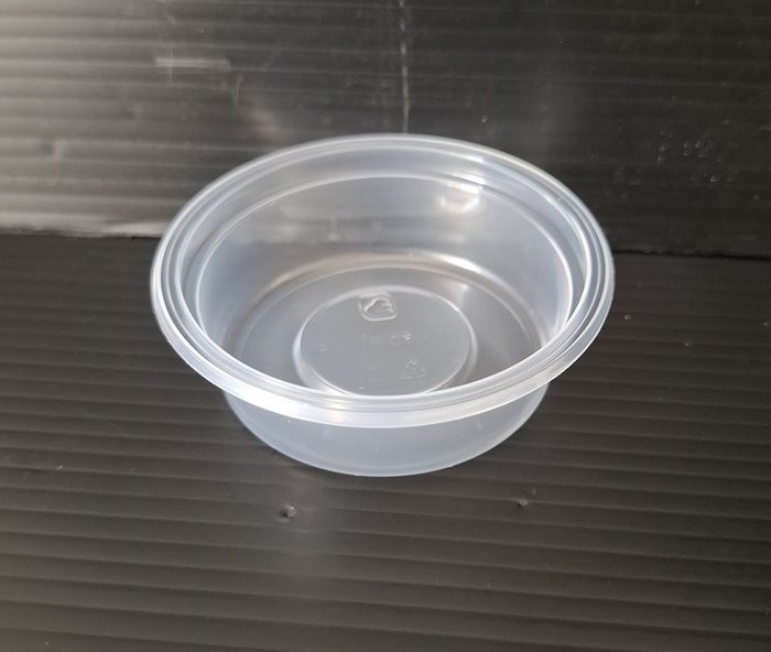 Kelímek plastový PP na dresing kulatý 30 ml, transparentní (100 ks)