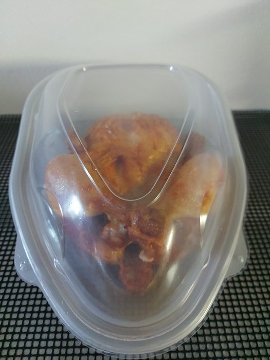 Miska/box na celé kuře s víčkem PP transparentní (75 ks) - Obrázek 6