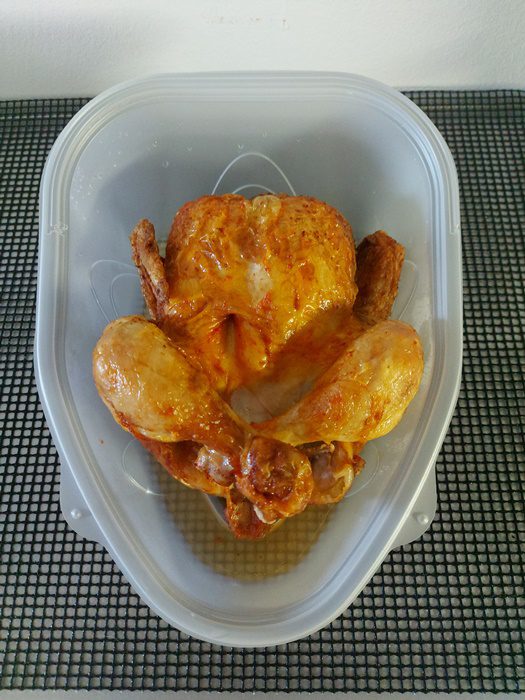 Miska/box na celé kuře s víčkem PP transparentní (75 ks) - Obrázek 5