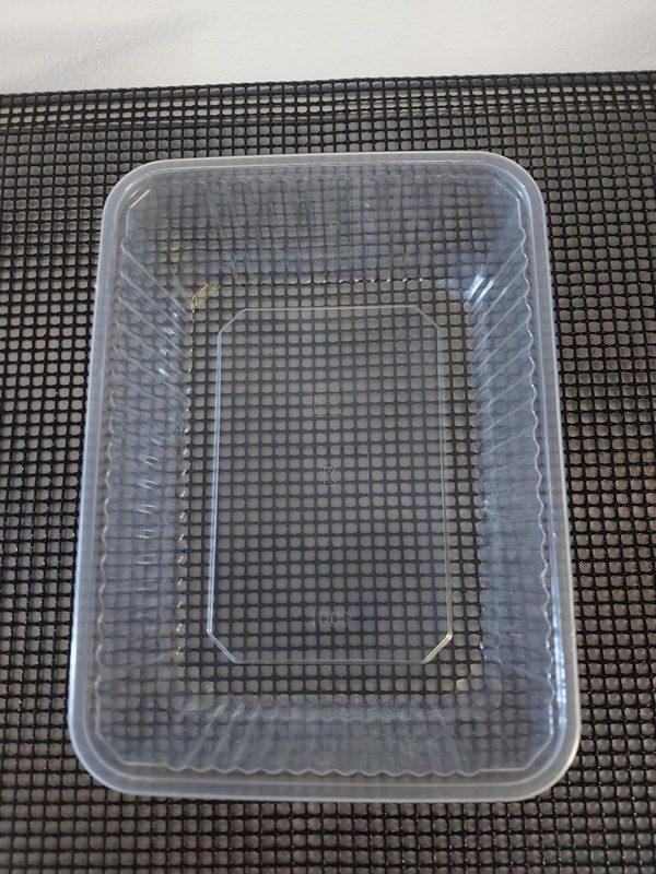 Miska PP hranatá transparentní 180x133x66 mm, 1000 ml (50 ks) - Obrázek 2