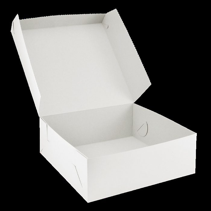 Dortová krabice papírová bílá 20x20x10 cm (50 ks)
