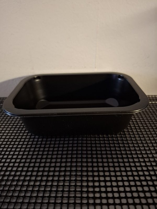 Zatavovací miska PP na polévku 350 ml hranatá černá (456 ks) - Obrázek 2