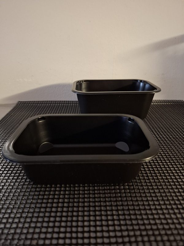 Zatavovací miska PP na polévku 350 ml hranatá černá (456 ks) - Obrázek 5